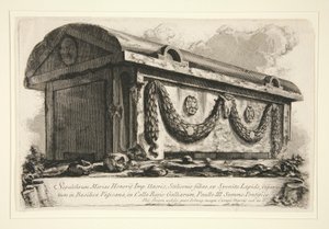 Sepulchrum Mariae Honorij Imp. Uxoris - Giovanni Battista Piranesi