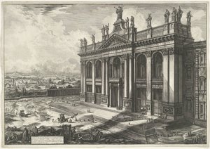 Façade de la Basilique de Saint-Jean-de-Latran - Giovanni Battista Piranesi