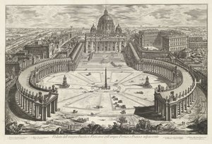 Place Saint-Pierre avec la basilique Saint-Pierre au Vatican