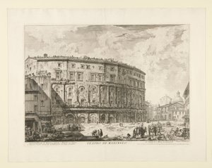Théâtre de Marcellus, de Vedute di Roma - Giovanni Battista Piranesi