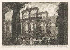 Temple de Neptune à Paestum - Giovanni Battista Piranesi