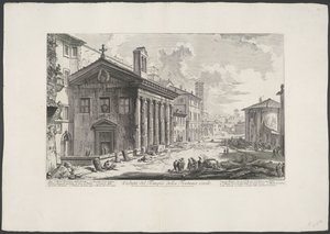 Temple de Portunus à Rome - Giovanni Battista Piranesi