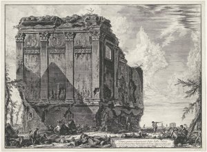 Temple de Salus près de Rome (Vedute di Roma disegnate ed incise da Giambattista Piranesi architetto Veneziano)