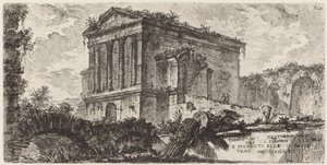 Temple de Clitumno entre Foligno et Spoletti