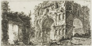 Temple de Janus, planche 11 de Quelques vues d