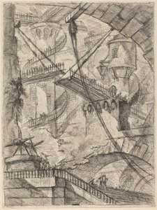 Le pont-levis - Giovanni Battista Piranesi