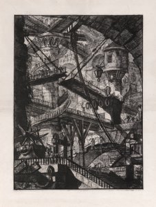 Le pont-levis, planche 7 de Carceri - Giovanni Battista Piranesi