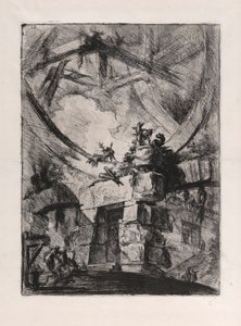 La grande roue, planche 9 de Carceri d - Giovanni Battista Piranesi