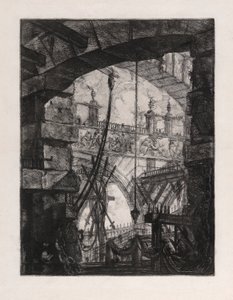 La Grande Piazza, planche 4 de Carceri - Giovanni Battista Piranesi