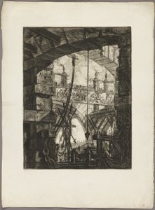 La Grande Piazza, plaque 4 des Prisons imaginaires - Giovanni Battista Piranesi