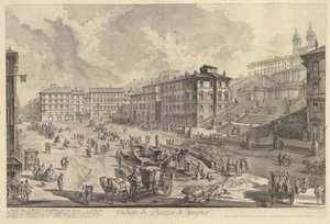 La Piazza di Spagna Veduta di Piazza di Spagna - Giovanni Battista Piranesi