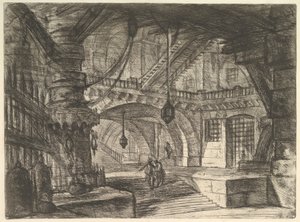 Le Quai avec des Chaînes, des Carceri d