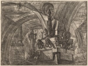 Le quai avec une lampe - Giovanni Battista Piranesi