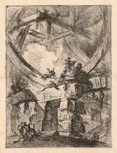 Les Prisons : Une Porte de Prison - Giovanni Battista Piranesi