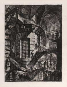 La tour ronde, planche 3 de Carceri - Giovanni Battista Piranesi