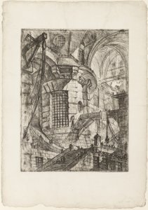 La Tour Ronde, planche 3 des Prisons Imaginaires - Giovanni Battista Piranesi