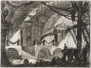 Le chevalet de sciage - Giovanni Battista Piranesi