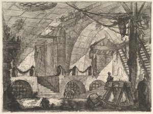 Le chevalet, des Carceri d