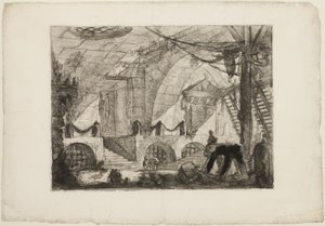 Le Chevalet, planche 12 de Prisons imaginaires - Giovanni Battista Piranesi