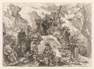 Les Squelettes, de Grotteschi (Grotesques) - Giovanni Battista Piranesi