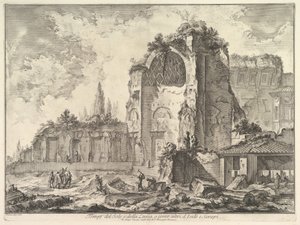 Le Temple de Vénus et de Rome, appelé à tort Temple de Sol et Luna - Giovanni Battista Piranesi
