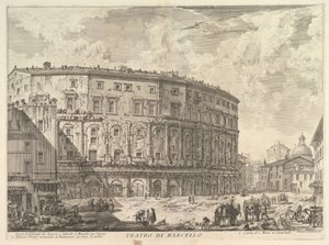 Le Théâtre de Marcellus - Giovanni Battista Piranesi