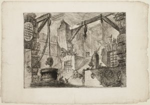 Le Puits, planche 13 des Prisons imaginaires - Giovanni Battista Piranesi