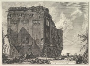 Le soi-disant Temple de Salus, sur la route d