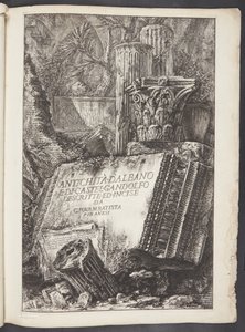 Page de titre - Giovanni Battista Piranesi