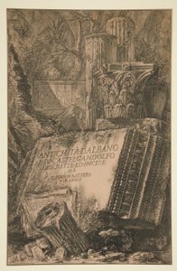 Page de titre: Antichità di - Giovanni Battista Piranesi