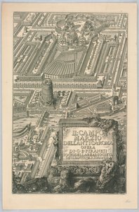 Page de titre, "Il Campo Marzio dell