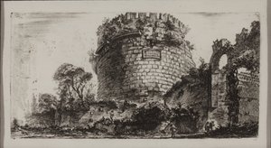 Tombe de Caecilia Metella appelée Capo di Bove, ou Tête de Bœuf