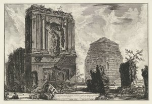 Tombes de Licinianus Piso et de la famille Cornelius le long de la Via Appia - Giovanni Battista Piranesi
