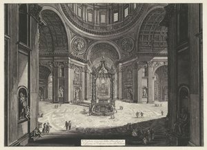 Transept de la basilique Saint-Pierre au Vatican - Giovanni Battista Piranesi