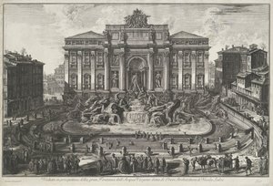 Fontaine de Trevi à Rome - Giovanni Battista Piranesi