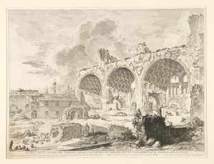 Vue des restes de la salle à manger de Néron - Giovanni Battista Piranesi