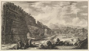 Veduta degli avanzi del Castro Pretorio nella Villa Adriana a Tivoli - Giovanni Battista Piranesi