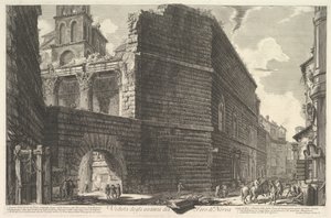 Veduta des vestiges du Forum de Nerva, l