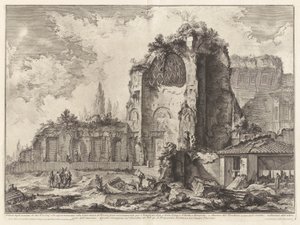 Vue des vestiges de deux Triclini appartenant à la Maison dorée de Néron - Giovanni Battista Piranesi