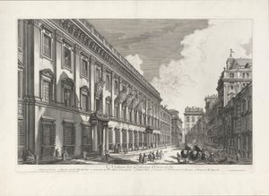 Vue du Palazzo Odescalchi, de Vedute di Roma - Giovanni Battista Piranesi