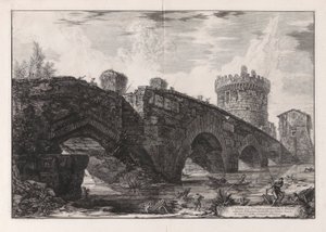 Veduta del Ponte Lugano su l - Giovanni Battista Piranesi