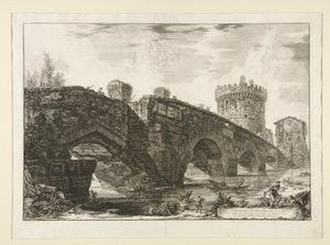 Veduta del Ponte Lugano - Giovanni Battista Piranesi