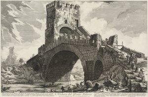 Vue du pont Salario - Giovanni Battista Piranesi