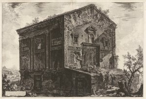 Vue du Temple des Camènes autrefois entouré d