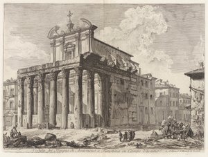 Veduta del Tempio di Antonino e Faustina in Campo Vaccino, de Vedute di Roma