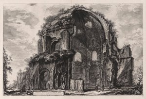 Vue du temple octogonal de Minerva Medica, de Vedute di Roma - Giovanni Battista Piranesi