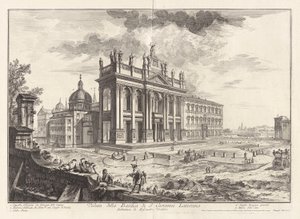 Veduta della Basilica di S. Giovanni Laterano, de Vedute di Roma - Giovanni Battista Piranesi