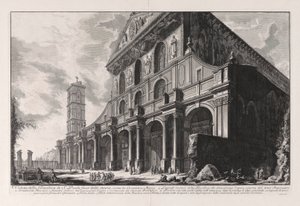Veduta della Basilica di S. Paolo fuor delle mura, eretta da Constantino Magno, de Vedute di Roma