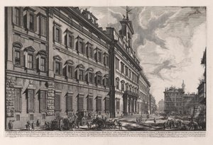 Veduta della Gran Curia Innocenziana - Giovanni Battista Piranesi