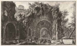 Veduta della fonte e delle Spelonche d - Giovanni Battista Piranesi